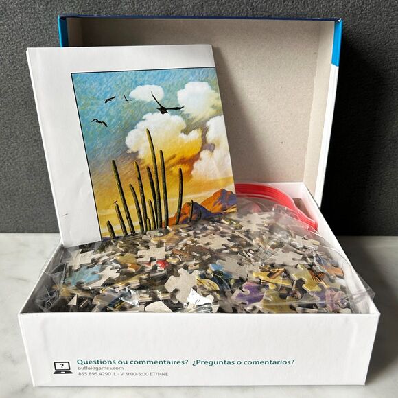 Charles Wysocki Love Letter From Laramie Wyoming Cowgirl 1000 Pc Puzzle-Complete - Picture 4 of 8